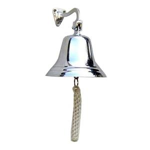 Beautifully Designed Brass Ship Bell Chrome Plated Best Indian Supplier Customized Brass Wall Mount Bell Home Decor <b>Gifts</b> - Product Image 5