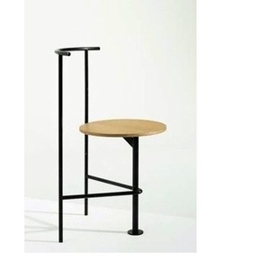 Chaise de salle à manger moderne en fer avec pieds hauts, mobilier d'extérieur pour la maison, tabouret d'attente simple en matériau PC pour l'école ou l'appartement - Product Image 4