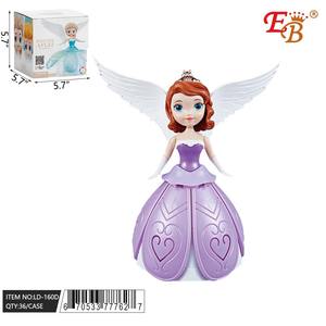 Poupée Dansante Eb en Plastique Violet avec Lumières LED, Jouet Musical à Piles, Bouton Manuel, Éclairage Intérieur - Product Image 1