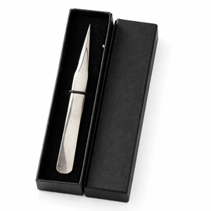 Pince à épiler professionnelle en acier inoxydable pour extensions de cils, pointe droite, isolation argentée de qualité supérieure, outil OEM - Product Image 4