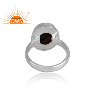 Nuevo diseño de plata esterlina fina Natural Mojave cobre Rosa ópalo turquesa piedra preciosa anillo apilable fabricante de joyas - Product Image 4