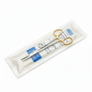 Porte-aiguilles en carbure de tungstène, forceps chirurgical, aiguille de Mayo Hegar en acier inoxydable avec poignée dorée - Product Image 5