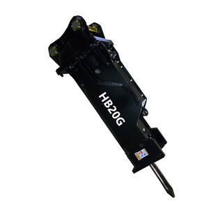 Martillo Hidráulico Excavador Negro Blanco HB15G 20G 30G 40G F22 F35 F45 con Caja Nueva Tipo Silencioso - Product Image 2