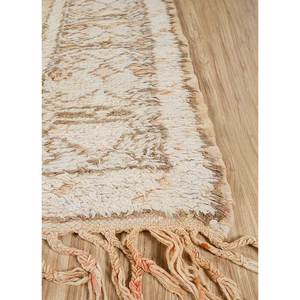 พรมขนสัตว์ถักมือสีเบจและสีน้ำตาลลายเรขาคณิตสำหรับห้องนั่งเล่นและรถยนต์ ขนาด 9x12 รุ่น Pae-4514 - Product Image 4