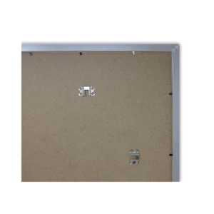 Marco de Fotos Plateado de 40 x 50 cm con Soporte para Exhibición de Pósteres - Product Image 1