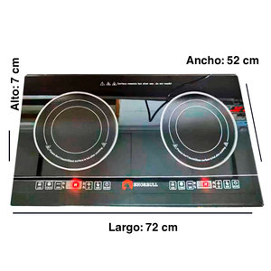 Piano Cottura a Induzione Elettrico Shorbull a 2 Fuochi con Controllo Touch, Alta Prestazione, Robusto, Fornitura OEM all'Ingrosso - Product Image 2