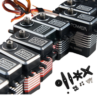 XQ-POWER XQS8050D88 50kg IP67 Servo numérique haute vitesse étanche à noyau métallique HV Monster Torque 0.108SEC pour modèles RC à l'échelle 1/5 1/8