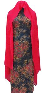 Conjunto de 3 Piezas de Dirac Somalí con Gogra y Garbasar, Mangas Largas Florales de Spandex, Ropa Tradicional de Lujo Ecológica para Mujer - Product Image 4