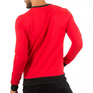 Latest Winter Fashion Custom Logo <b>Crewneck</b> Pullover <b>Sweatshirts</b> for <b>Men</b> Long Sleeves with Rhinestone Decorations on Front - Product Image 2