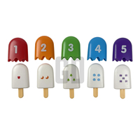 Bâtons éducatifs Popsicle avec chiffres pour le jeu et l'apprentissage des enfants