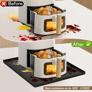 Tapete de <span class=keywords><strong>Silicona</strong></span> Resistente al Calor para Freidora de Aire, Perfecto para Ninja, <span class=keywords><strong>Cosori</strong></span>, Protege las Encimeras de Daños y Arañazos - Product Image 3