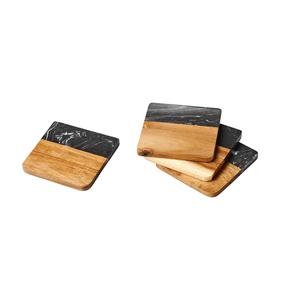 Luxury Wooden <b>Drinking</b> <b>Coaster</b> With Round Shape for Restaurant Handmade Wooden Tea Cup <b>Coasters</b> Set at Reasonable Price - Product Image 3