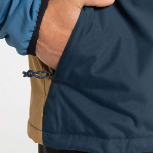 Chaqueta Cortavientos con Capucha para Hombre, Impermeable y Cortavientos, Transpirable, 100% Nailon, Estilo Urbano - Product Image 6