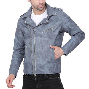 Veste en cuir véritable pour homme en gros, qualité supérieure, respirante, écologique, service OEM, options personnalisables - Product Image 2