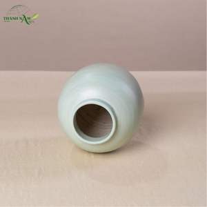 Vase de table en bambou moderne enroulé avec un design durable et écologique, matériau naturel, finition mate douce pour les espaces contemporains - Product Image 4