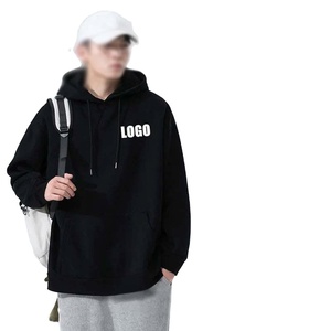 Sweats à capuche pour hommes personnalisés OEM/ODM |   Pull en polyester épais avec logo brodé, impression numérique, coupe ample - Product Image 5