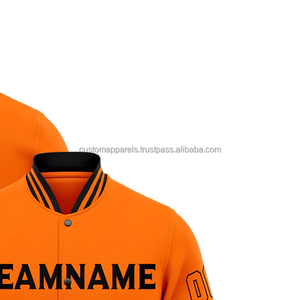 Veste universitaire personnalisée en laine et cuir pour une image de marque de luxe, avec patch en chenille de qualité supérieure, style Letterman - Product Image 4