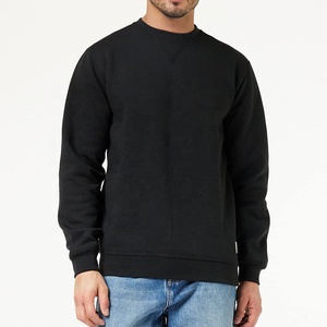 Venta de fábrica, sudadera térmica para hombre, jersey de manga larga, bordado personalizado, transpirable, peso pesado, básico, mezcla de algodón - Product Image 3