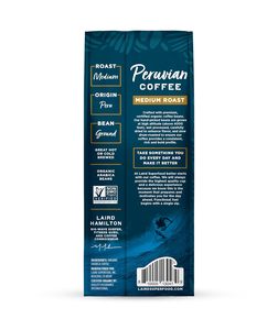 Café Molido Tostado Medio Peruano Laird Superfood, Café Molido Premium de Origen Ético, 12 oz. Bolsa - Product Image 6