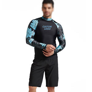 Nouveau rashguard 2026 élégant, protection solaire, logo personnalisé, impression par sublimation, séchage rapide, manches longues, pour entraînement MMA, 220g - Product Image 1