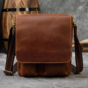 2026 Vintage New Luxury High Quality Genuine Leather Crossbody <b>Bag</b> <b>Men</b> <b>Sling</b> Shoulder Durable Lightweight Travel - Product Image 6