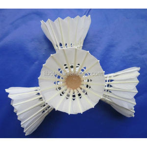 Volant de badminton Rex Feather 5,0g en plumes, haut de gamme, haute vitesse, pour entraînement, personnalisable OEM - Product Image 3