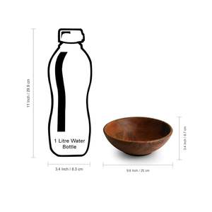 Bol en bois fabriqué à la main en bois de manguier naturel bol en bois décoratif pour la maison et la décoration de table pour la décoration intérieure - Product Image 3