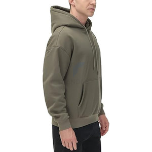 Sudadera con Capucha de Forro Polar para Hombre, Corte Regular, Ultra Suave, 100% Algodón, Bolsillos Bordados, Ropa Casual de Invierno, Estilo Relajado Urbano - Product Image 2
