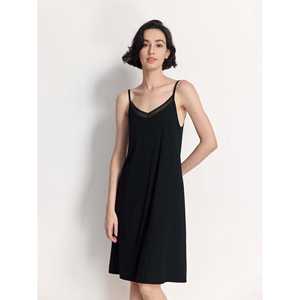 ชุดเดรสลำลองฤดูร้อนแบบพรีเมียมสุดหรู ผ้าลูกไม้ไผ่ ODM สำหรับใส่ในบ้าน เอวยางยืด ระบายอากาศได้ดี ผ้ายืดสแปนเด็กซ์ ไซส์ 3XL แบบไม่มีแขน - Product Image 3