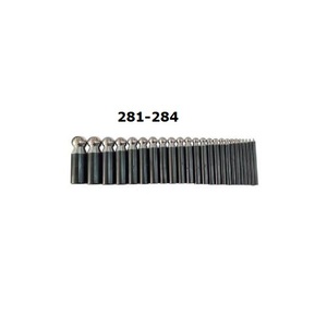 Doming Punch Steel (juego de 18) utilizado junto con un bloque de domo para hacer esferas o hemisferios con lámina de metal - Product Image 2