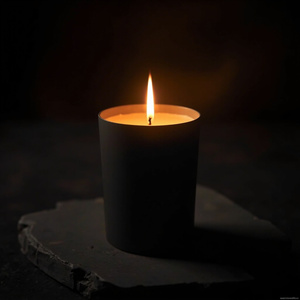 Luxury Scented Candle In Elegant White <b>Gold</b> Black Glass Jar Natural Soy Wax Fragrance Home Decor Premium Candle - Product Image 1