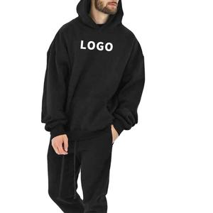 Pull à capuche personnalisé de haute qualité à manches longues Street Wear couleur unie 100% coton hiver brodé Technique pour l'hiver - Product Image 1