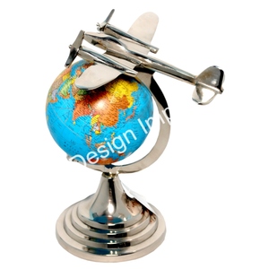 Soporte de avión de globo de oficina excepcional Base de estilo nórdico Modelos de avión de alta calidad Globo Escritorio de oficina portátil/Objeto de mesa - Product Image 5