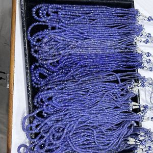 Perles de coupe en tanzanite bleue naturelle Carat Blue Color Tanzanite Cabs Shape Blue Tanzanite beads Loose G - Product Image 5