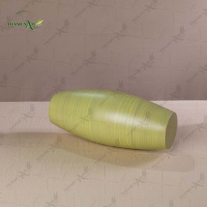 Vase de table en bambou enroulé personnalisable fait à la main - Matériel naturel écologique et décoration durable par Thanh Nam Arts JSC - Product Image 3