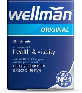 Wellman Gốc <span class=keywords><strong>Max</strong></span> Omega 3 6 9 Canxi <span class=keywords><strong>Vit</strong></span> D 84S Sức Khỏe & Sức Khỏe 70 30S Gummies 60 Người Đàn Ông S Vitamin Bổ Sung - Product Image 2