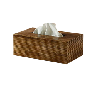 Advantageous Design Table Top Decorative <b>Tissue</b> <b>Box</b> Cover Prime Quality Wood <b>Tissue</b> <b>Box</b> For Hotel Party Or Any Events - Product Image 4