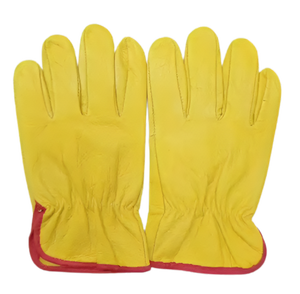 ถุงมือขับรถหนังสำหรับผู้ชายถุงมือหนังใส่ทำงานโลโก้ได้ตามต้องการ - Product Image 2