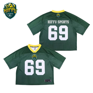 Logotipo personalizado de gran tamaño Boxy Fit Mesh Jerseys 100% Poliéster Tejido Cuello en V Corto Transpirable Servicio de serigrafía OEM - Product Image 3