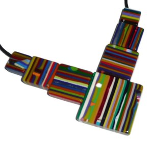 สร้อยคอทองเหลืองเรซินแฟชั่นสวยงามสวยงามปรับแต่งได้ออกแบบด้วยมือล่าสุดหรูหราสำหรับผู้หญิงคุณภาพสูงจากอินเดีย - Product Image 1