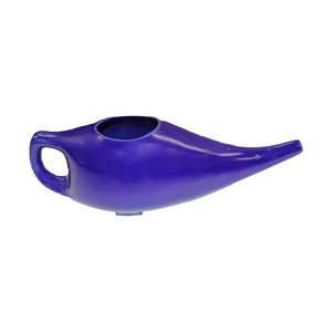 Venta caliente mejor grado pintado a mano cerámica Yoga Neti Pot personalizable para entrega rápida Etiqueta Privada para meditación - Product Image 1