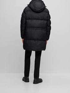 เสื้อแจ็คเก็ตแขนยาวผ้าแคนวาสไนลอนสำหรับผู้ชายไซส์ใหญ่ สไตล์วินเทจ สตรีทแวร์ คอสูง แต่งโลโก้ด้านหน้า ใส่ได้ในฤดูหนาว ให้ความอบอุ่น - Product Image 2