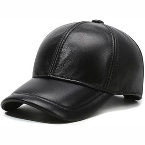PU Leather <b>Hat</b> <b>Vintage</b> Washed Leather Baseball Cap Unisex Solid Color Classic Low Profile Dad <b>Hat</b> - Product Image 4