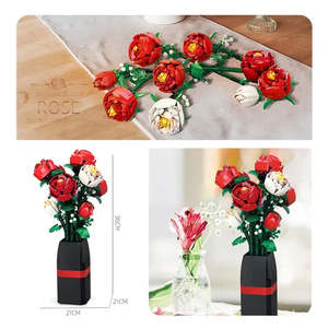Jarrón Artesanal en Color Rojo Rosa para el Día de San Valentín - Product Image 3
