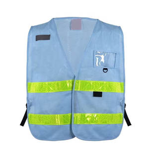 Chaleco de Seguridad Impermeable ANSI Clase 1 Hecho a Medida para Hombre, Ropa de Trabajo de Seguridad Vial, Tiras Reflectantes Altas, Poliéster/Algodón - Product Image 1