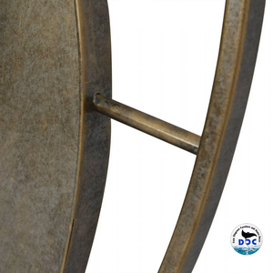 Daphoco Miroir Clair en Fer à Cercles Concentriques Dorés de Haute Qualité, Design Moderne pour Chambre, Salon, Appartement, Bureau - Product Image 6