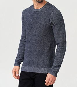 Otoño calle moda antiarrugas sólido Unisex cuello redondo sudadera 430g Terry Material suelta sudadera - Product Image 3