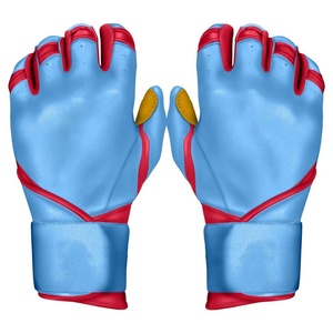 Guante de cuero antideslizante con logotipo y diseño personalizados Guantes de bateo de béisbol hechos de calidad profesional Bruce Bolt Premium Split - Product Image 4