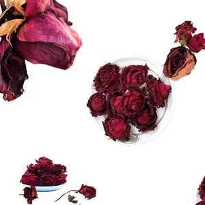 Fleur de rose rouge séchée | Idéal pour l'artisanat et la décoration - Product Image 3