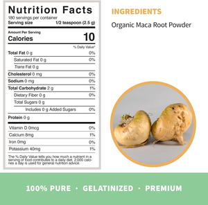 Extracto de Maca de alta calidad Panax Ginseng Coffee Ultimate Plus Root Suplemento Black Esthetic Maca Powder <span class=keywords><strong>para</strong></span> glúteos grandes Adultos - Product Image 2